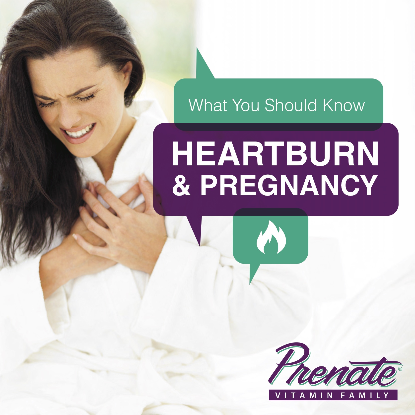 heartburn and pregnancy: what you should know - prenate vitamin family