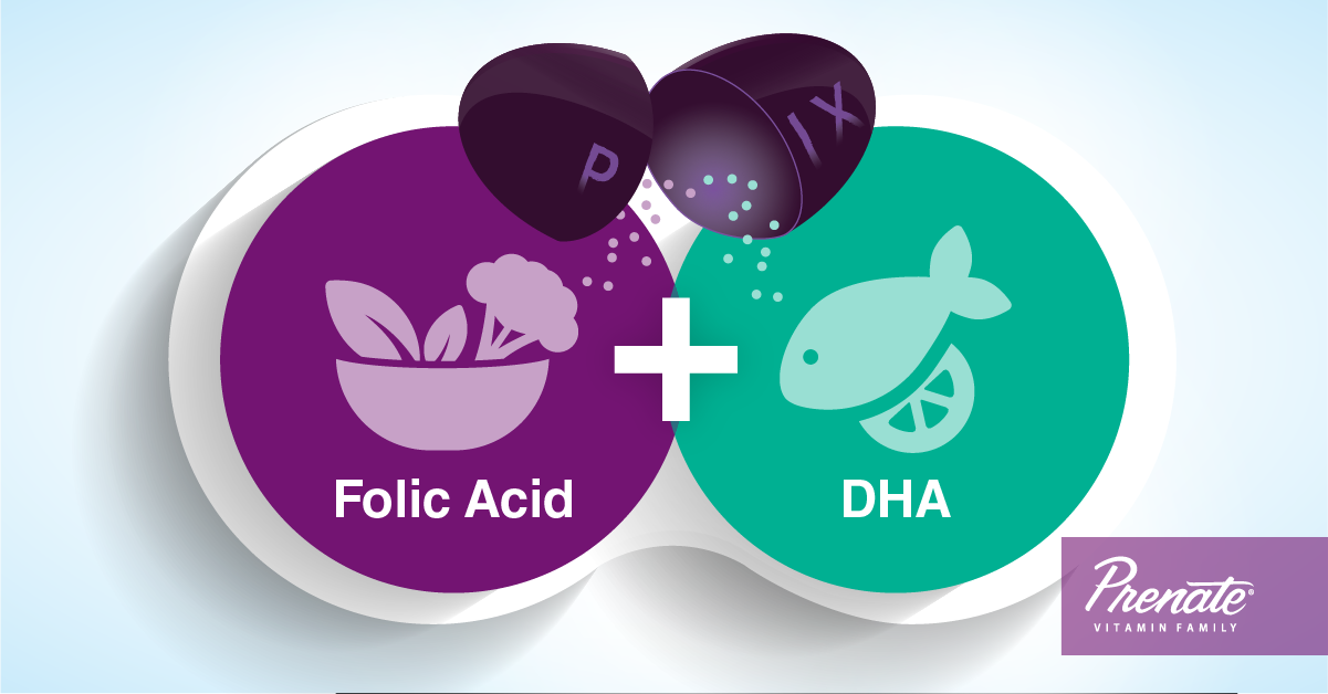 Prenatal Vitamins with Folic Acid & DHA