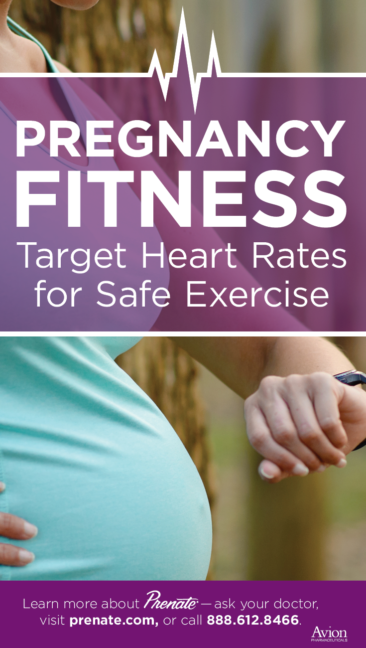 Pregnancy Fitness: Target Heart Rates During Exercise - Prenate Vitamin  Family