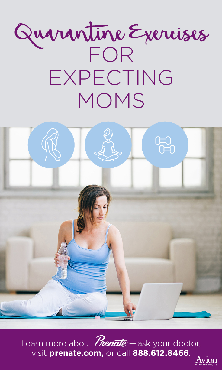 quarantine exercises for expecting moms