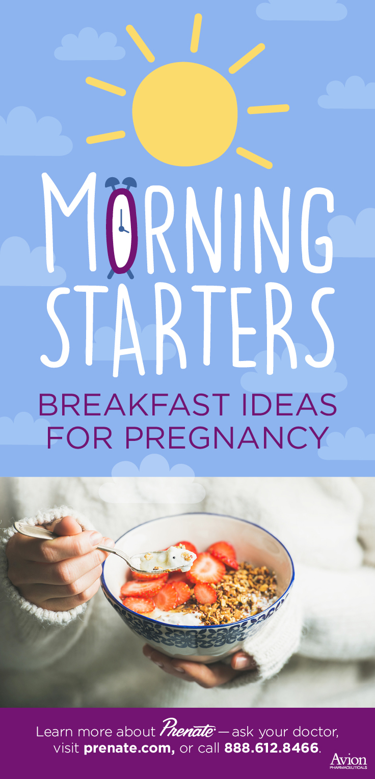 morning starters breakfast ideas graphic