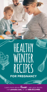 Healthy winter recipes graphic