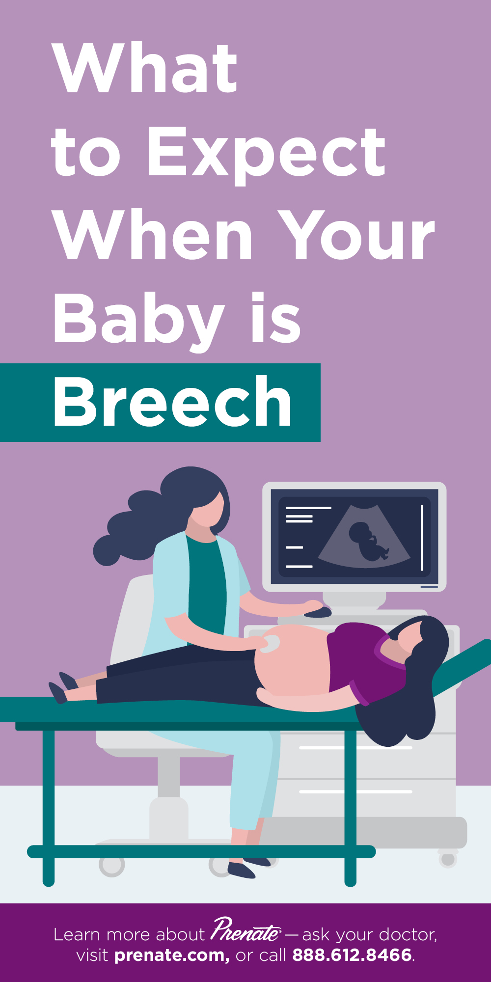 Breech baby graphic