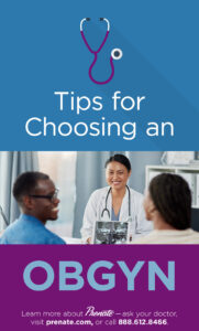 Tips for choosing an OBGYN graphic