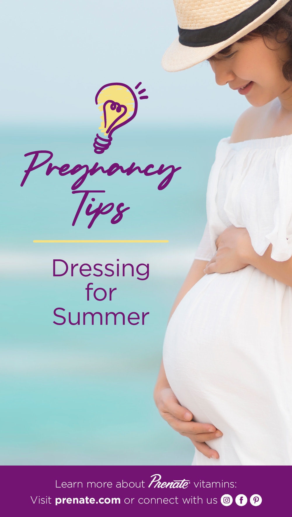 Dressing for pregnancy Pinterest graphic