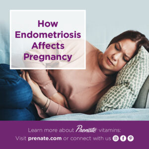 Endometriosis and Pregnancy Pinterest graphic